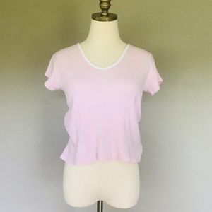 Nautica Blue Pink Sleep Top Large